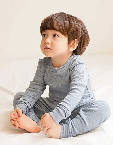 VAENAIT BABY 6M-12Y Infant Kids Toddler Junior Girls Soft Comfy Modal Tencel Shirring Sleepwear Pajamas 2pcs Set - VAENAIT (1)