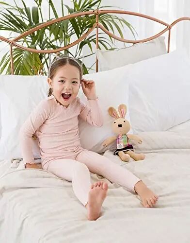 VAENAIT BABY 6M-12Y Infant Kids Toddler Junior Girls Soft Comfy Modal Tencel Shirring Sleepwear Pajamas 2pcs Set - VAENAIT (1)