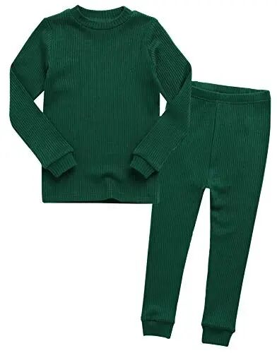 VAENAIT BABY 6M-12Y Infant Kids Toddler Junior Girls Soft Comfy Modal Tencel Shirring Sleepwear Pajamas 2pcs Set - VAENAIT