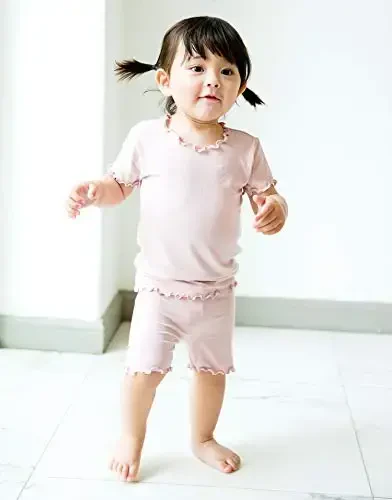 VAENAIT BABY Kids Sleepwear Pajamas Short Soft Cool Summer Viscose Pjs 2pcs Set - 2