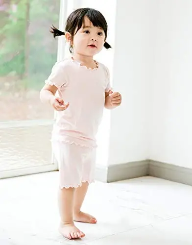 VAENAIT BABY Çocuk Uyku Giyim Pijama Kısa Yumuşak Serin Yaz Viskon Pijama 2'li Set - 3