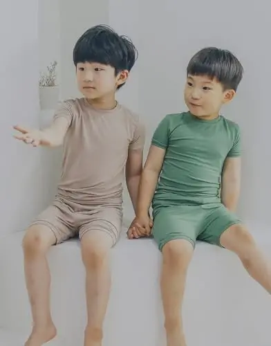 VAENAIT BABY Kids Sleepwear Pajamas Short Soft Cool Summer Viscose Pjs 2pcs Set - 4