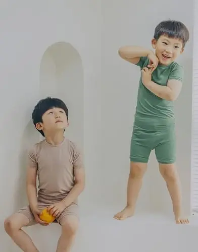 VAENAIT BABY Kids Sleepwear Pajamas Short Soft Cool Summer Viscose Pjs 2pcs Set - 5