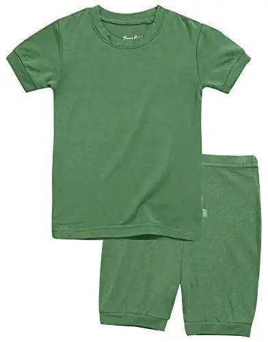 VAENAIT BABY Kids Sleepwear Pajamas Short Soft Cool Summer Viscose Pjs 2pcs Set 