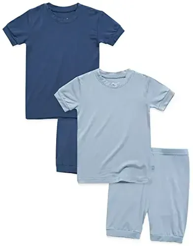 VAENAIT BABY Kids Sleepwear Pajamas Short Soft Cool Summer Viscose Pjs 2pcs Set - 1