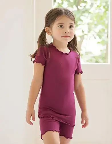 VAENAIT BABY Kids Sleepwear Pajamas Short Soft Cool Summer Viscose Pjs 2pcs Set - 3