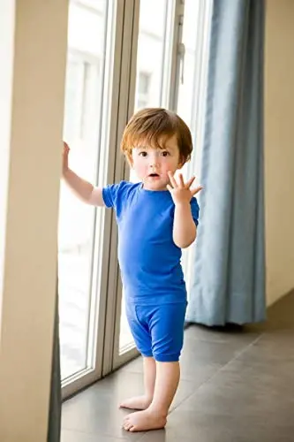 VAENAIT BABY Çocuk Uyku Giysisi Pijama Kısa Yumuşak Serin Yaz Viskon Pijama 2'li Set - 3