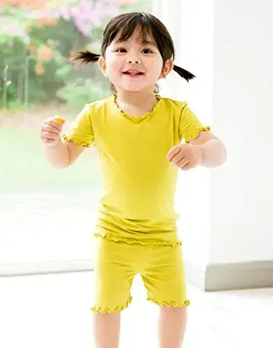 VAENAIT BABY Kids Sleepwear Pajamas Short Soft Cool Summer Viscose Pjs 2pcs Set - 4