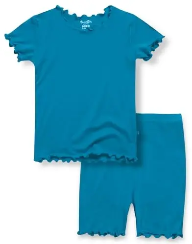 VAENAIT BABY Kids Sleepwear Pajamas Short Soft Cool Summer Viscose Pjs 2pcs Set 