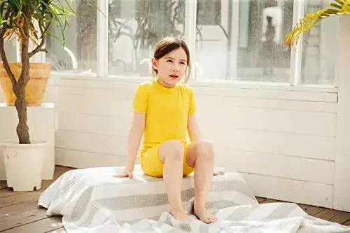 VAENAIT BABY Kids Sleepwear Pajamas Short Soft Cool Summer Viscose Pjs 2pcs Set - 4