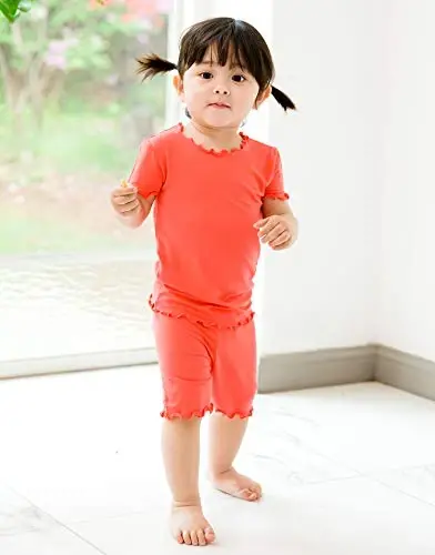 VAENAIT BABY Kids Sleepwear Pajamas Short Soft Cool Summer Viscose Pjs 2pcs Set - 9