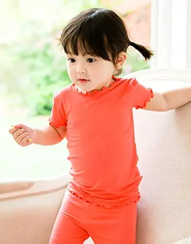 VAENAIT BABY Kids Sleepwear Pajamas Short Soft Cool Summer Viscose Pjs 2pcs Set - 4