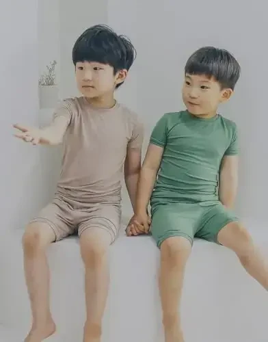 VAENAIT BABY Kids Sleepwear Pajamas Short Soft Cool Summer Viscose Pjs 2pcs Set - 4