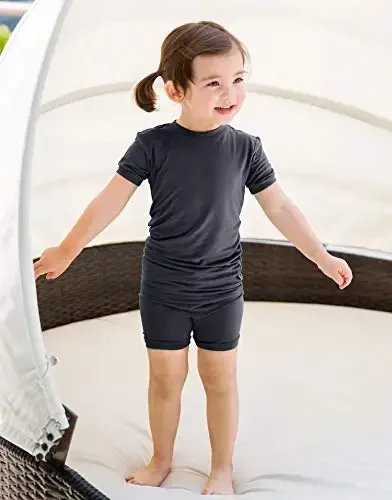 VAENAIT BABY Kids Sleepwear Pajamas Short Soft Cool Summer Viscose Pjs 2pcs Set - 8