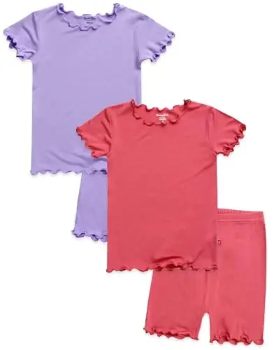 VAENAIT BABY Kids Sleepwear Pajamas Short Soft Cool Summer Viscose Pjs 2pcs Set 