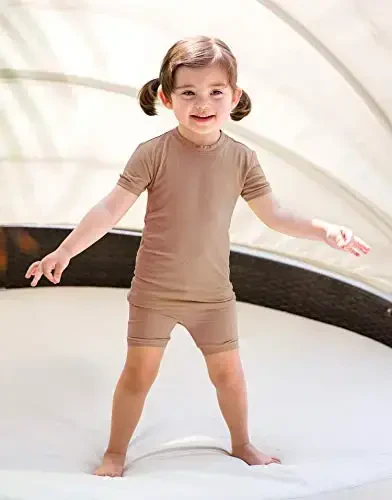 VAENAIT BABY Kids Sleepwear Pajamas Short Soft Cool Summer Viscose Pjs 2pcs Set - 3