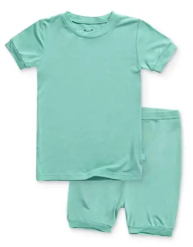 VAENAIT BABY Kids Sleepwear Pajamas Short Soft Cool Summer Viscose Pjs 2pcs Set 
