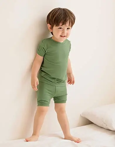 VAENAIT BABY Kids Sleepwear Pajamas Short Soft Cool Summer Viscose Pjs 2pcs Set - 8