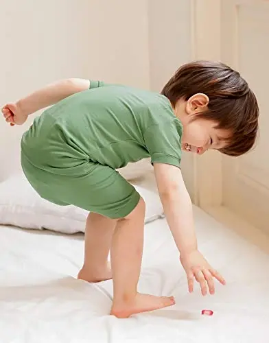 VAENAIT BABY Kids Sleepwear Pajamas Short Soft Cool Summer Viscose Pjs 2pcs Set - 4