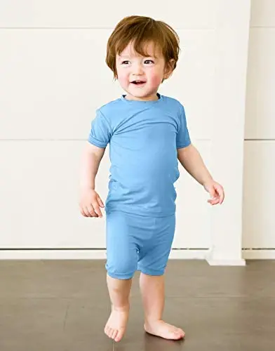 VAENAIT BABY Kids Sleepwear Pajamas Short Soft Cool Summer Viscose Pjs 2pcs Set - 8