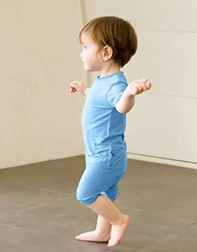 VAENAIT BABY Kids Sleepwear Pajamas Short Soft Cool Summer Viscose Pjs 2pcs Set - 9