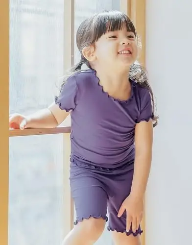 VAENAIT BABY Kids Sleepwear Pajamas Short Soft Cool Summer Viscose Pjs 2pcs Set - VAENAIT (1)