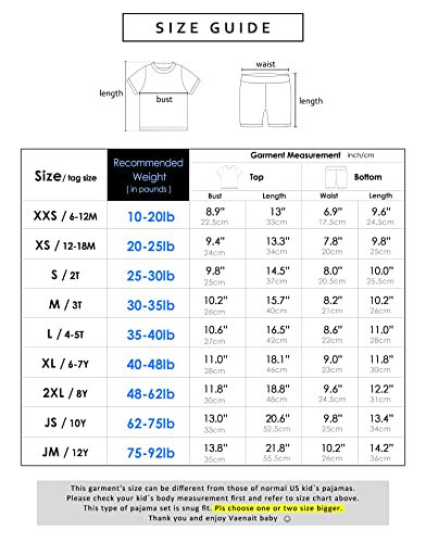 VAENAIT BEBEK Çocuk Kız Erkek Uyku Kıyafeti Pijama Kısa Yumuşak Şırdan Serin Yaz Viskon Pjs 2'li Set - 12