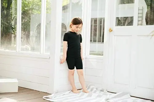 VAENAIT BEBEK Çocuk Pijama Kısa Yumuşak Serin Yaz Viskon Pijama 2'li Set - 3