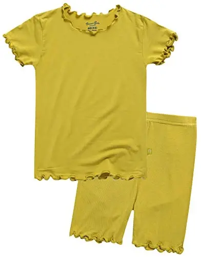 VAENAIT BEBEK Çocuk Pijama Kısa Yumuşak Serin Yaz Viskoz Pijama 2'li Set - 1