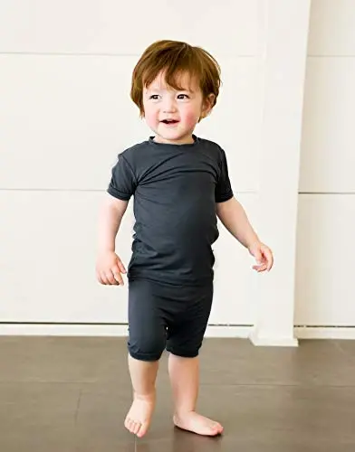 VAENAIT BABY Kids Sleepwear Pajamas Short Soft Cool Summer Viscose Pjs 2pcs Set - 2