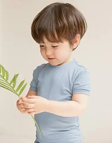 VAENAIT BABY Kids Sleepwear Pajamas Short Soft Cool Summer Viscose Pjs 2pcs Set - 4