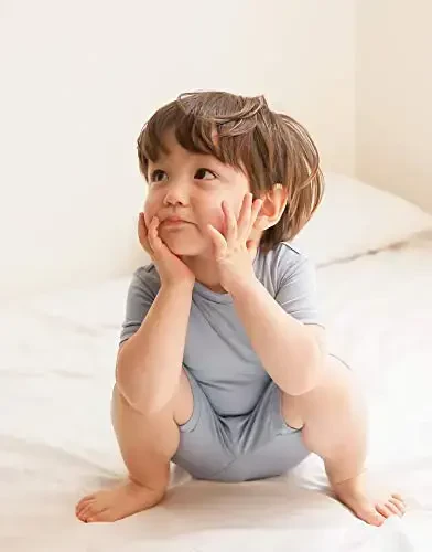 VAENAIT BABY Kids Sleepwear Pajamas Short Soft Cool Summer Viscose Pjs 2pcs Set - 5