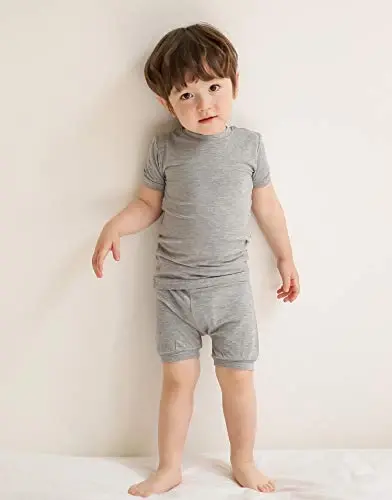 VAENAIT BABY Kids Sleepwear Pajamas Short Soft Cool Summer Viscose Pjs 2pcs Set - 4