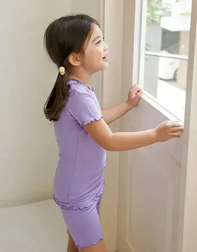 VAENAIT BABY Kids Sleepwear Pajamas Short Soft Cool Summer Viscose Pjs 2pcs Set - 3