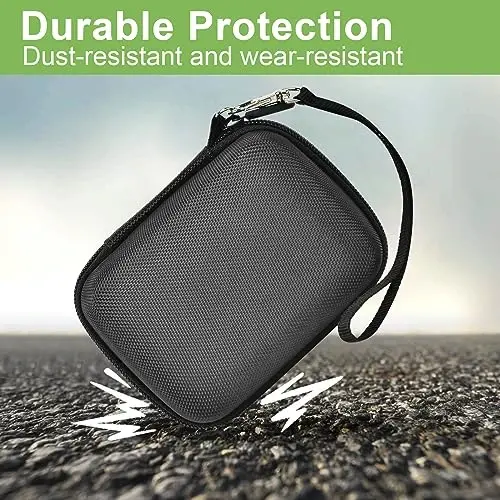 Digital Camera Case Compatible with VAHOIALD FHD 1080P/ for CAMKORY Digital Point and Shoot/for KODAK PIXPRO FZ45-BK 16MP Vlogging/for IWEUKJLO/for Nsoela, Holder for SD Card More- Black (Box Only) - 5