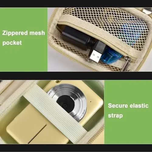 VAHOIALD FHD 1080P Digital Camera/for CAMKORY Digital Point and Shoot/for Kodak PIXPRO FZ45-BK 16MP Vlogging/for IWEUKJLO/for Nsoela, SD karta uchun ushlagich bilan mos keladi (och jigarrang) - 6