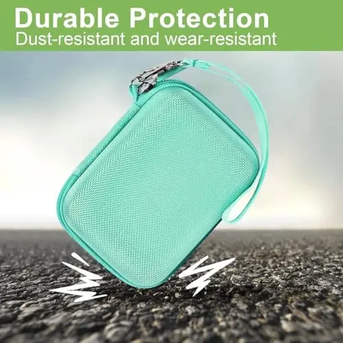 VAHOIALD FHD 1080P Raqamli Kamera/CAMKORY Raqamli Nuqta va Suratga olish/KODAK PIXPRO FZ45-BK 16MP Vlogging/IWEUKJLO/Nsoela uchun mos keladigan g'ilof, SD karta uchun ushlagich (Yashil) - 5