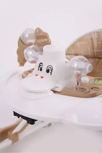 Vak Vak Stoperli Musiqali Yuradigan Qo'llab-quvvatlash Jigarrang-Jigarrang - 5