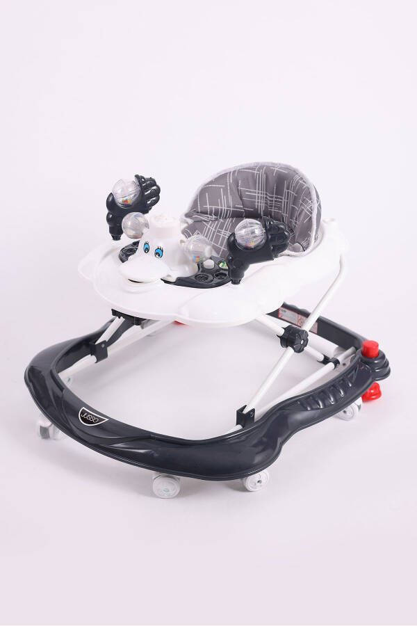 Vak Vak Stoperli Müzikli Yürüteç Füme-Füme - 1