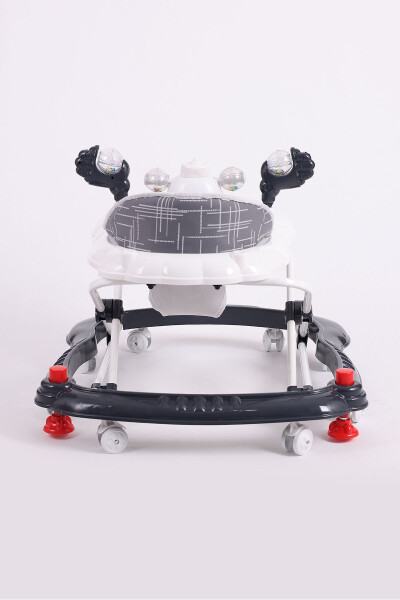 Vak Vak Stoperli Müzikli Yürüteç Füme-Füme - 3