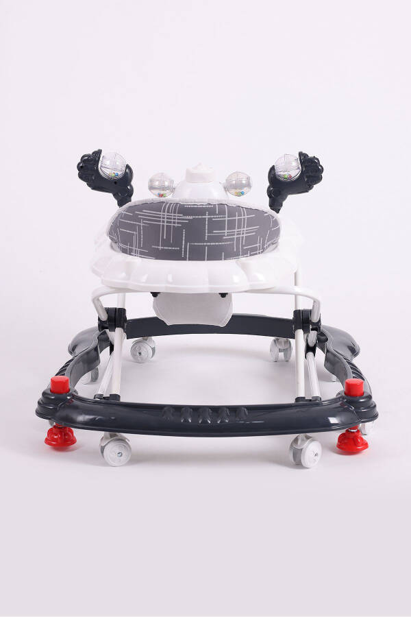 Vak Vak Stoperli Müzikli Yürüteç Füme-Füme - 3