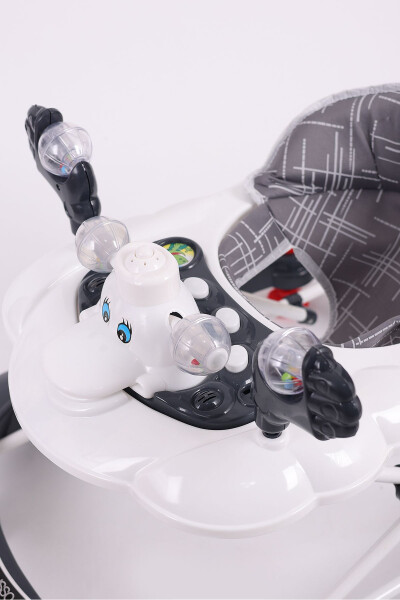 Vak Vak Stoperli Müzikli Yürüteç Füme-Füme - 4