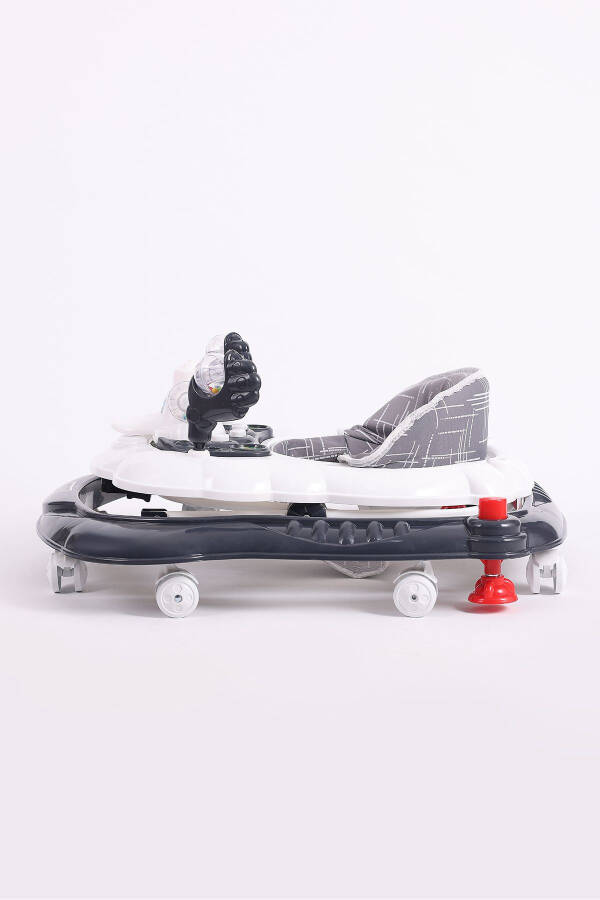 Vak Vak Stoperli Müzikli Yürüteç Füme-Füme - 6