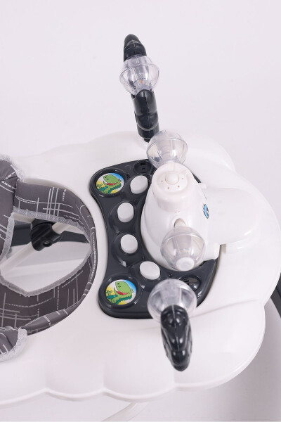 Vak Vak Stoperli Müzikli Yürüteç Füme-Füme - 7