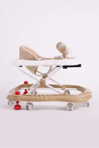 Vak Vak Stoppered Musical Walker Brown-Brown - 2