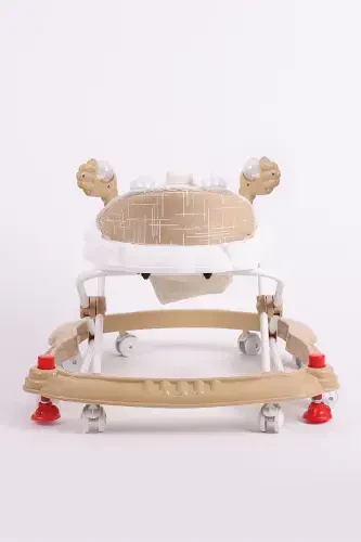 Vak Vak Stoppered Musical Walker Brown-Brown - 3