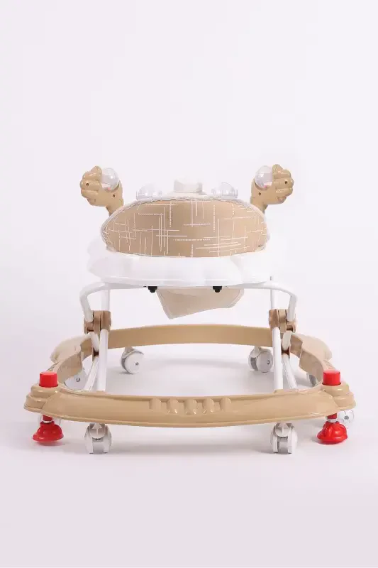 Vak Vak Stoppered Musical Walker Brown-Brown - 3