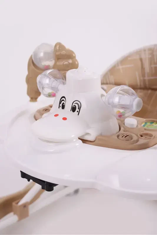 Vak Vak Stoppered Musical Walker Brown-Brown - 5