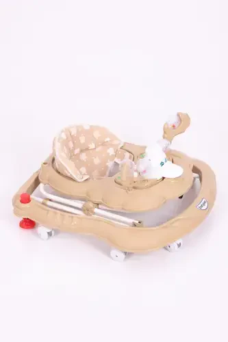 Vak Vak Stoppered Musical Walker Full Brown-Full Brown - Modazone (1)