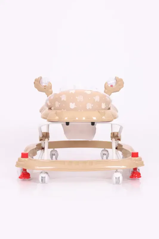 Vak Vak Stoppered Musical Walker Full Brown-Full Brown - 5